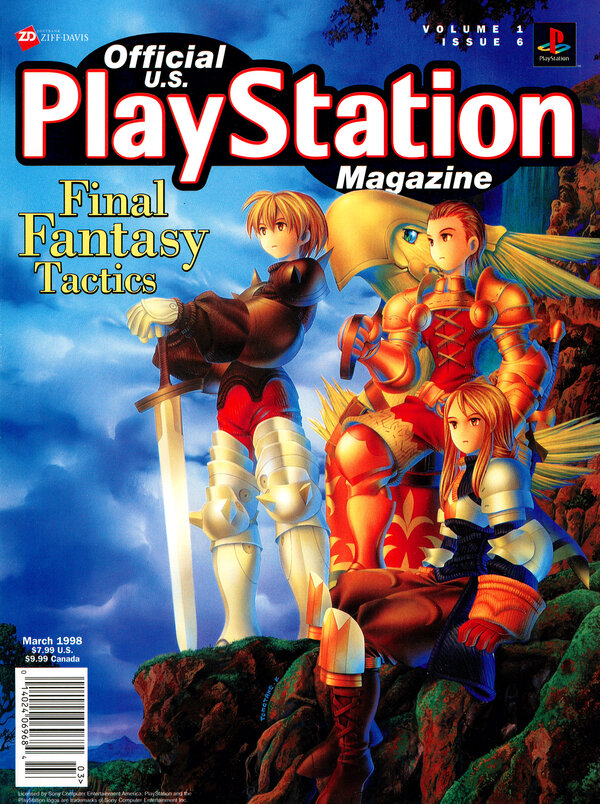 Official U.S. PlayStation Magazine Issue 006 (March 1998) cover
